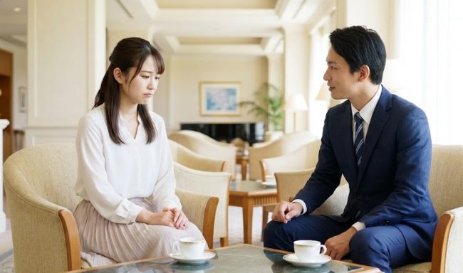 顔合わせで大人ありなしを交渉する