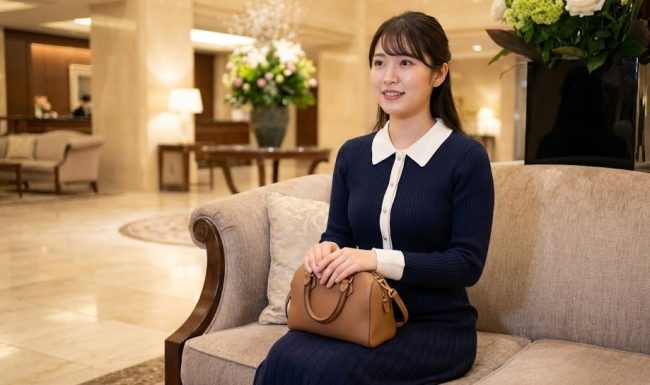 迷ったらこれ！女子アナ系ワンピース