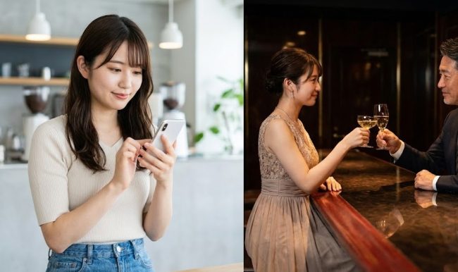 パパ活アプリと交際クラブの相場比較