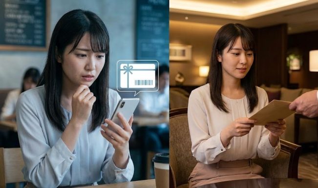 アマギフや現金手渡しとの安全性の比較