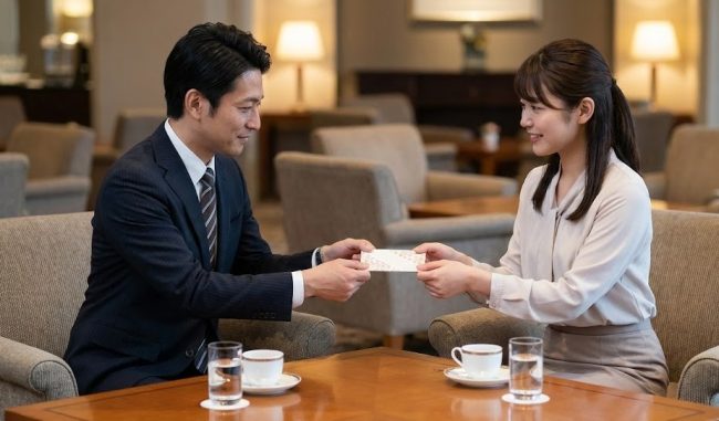 現金を渡す際は封筒を使うのがマナー