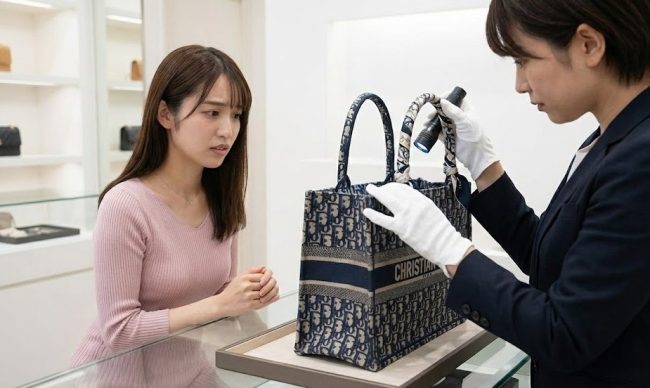 頂いたDiorを買取に出すといくらか