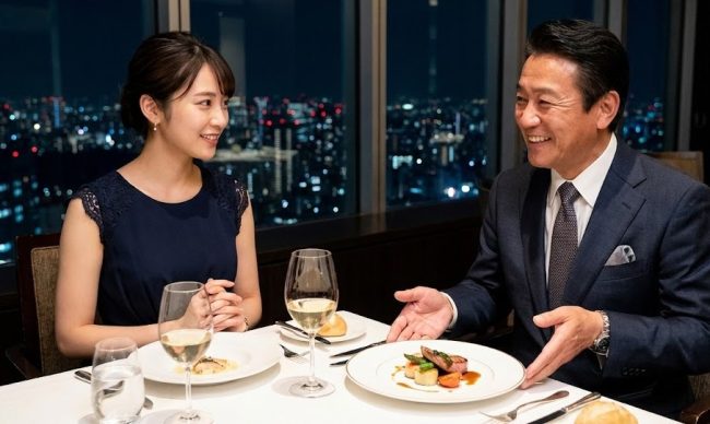 パパ活の太パパの特徴を見抜いて高単価な食事を実現する