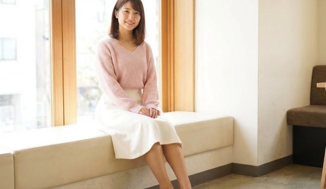 清潔感と女子アナ風スタイルで男性の保護欲を刺激する