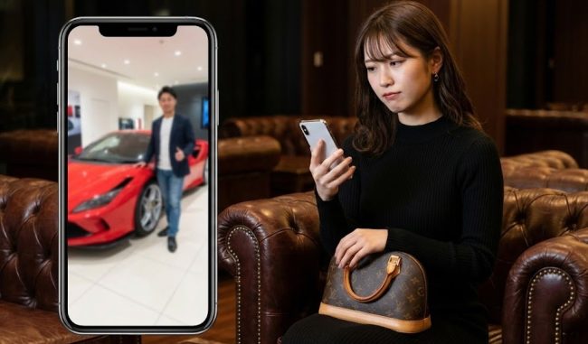 プロフィールに高級車を載せる男性の心理