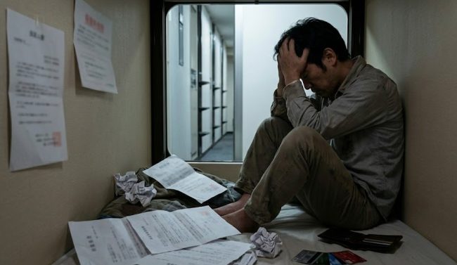 多額の借金や自己破産のリスクを伴う経済的末路