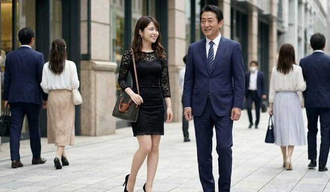 圧倒的な年齢差と不自然な服装の見分け方