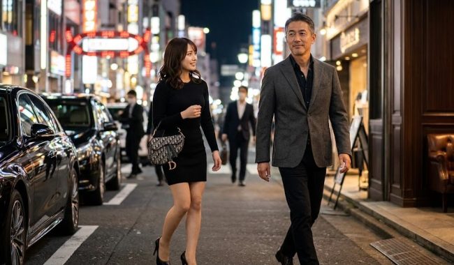 港区や銀座といった特定のエリアで見かける雰囲気