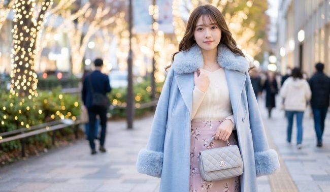 20代の若さを活かした可憐なフェミニンファッション